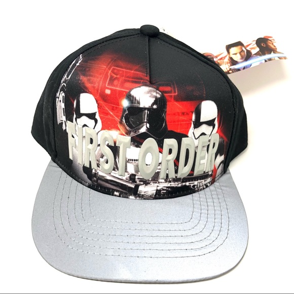 Disney Star Wars Darth Vader “ First Order” Boy’s Baseball Cap Black Color - Picture 3 of 5